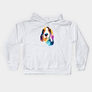 Basset Hound Dog Wild Nature Animal Kids Hoodie